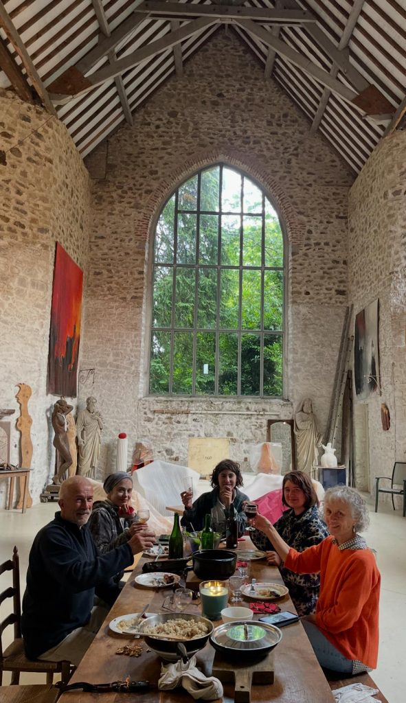 Rencontres sculpture 2025 - Repas Chapelle - La Chapelle de la Verrerie