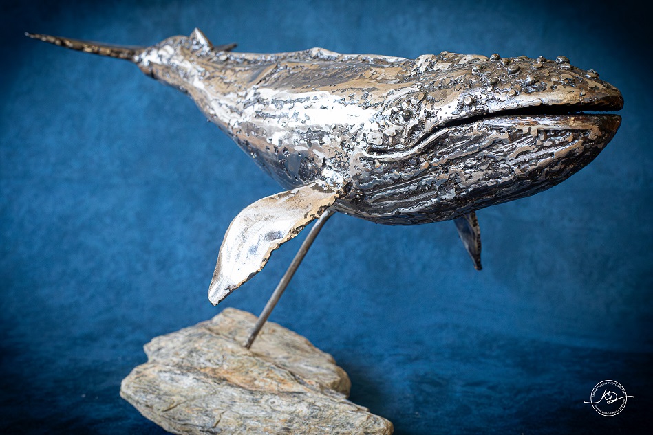 Baleine-Sandra Paiano - Rencontres de sculpture - La chapelle de la verrerie - Fougères