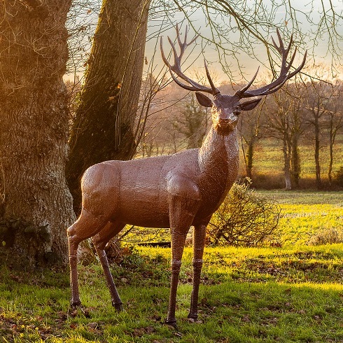 Cerf-44 Sandra Paiano et Sylvain Pérouze - Rencontres de sculpture - La chapelle de la verrerie - Fougères