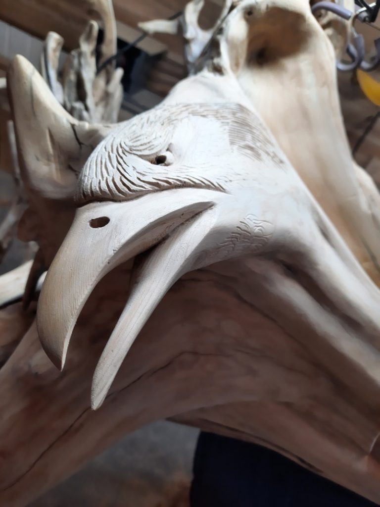 oiseau - Gilles Cormier - Rencontres de sculpture - La chapelle de la verrerie - Fougères