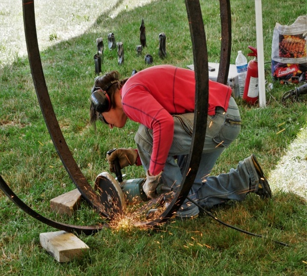 portrait - Karine Negret - rencontres de sculpture 2026 - la chapelle de la verrerie - fougères